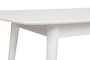 Hanah Home Retro 1193 Mesa de Comedor Extensible Blanca